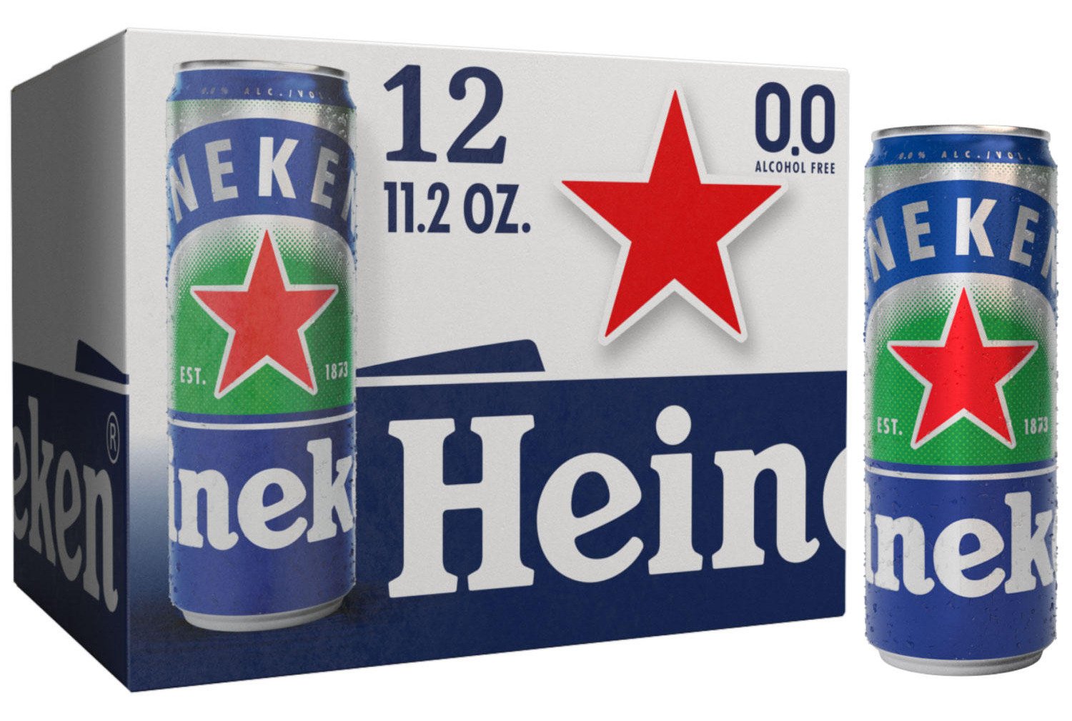 HEINEKEN 0.0 12 PACK CAN