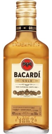 BACARDI RUM GOLD 200ML