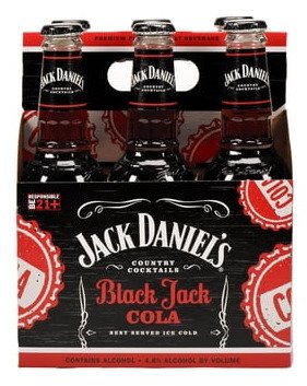 J DANIELS BLACK JACK 6PK