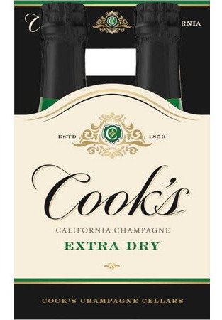 COOKS EXTRA DRY 4PK- 187ML