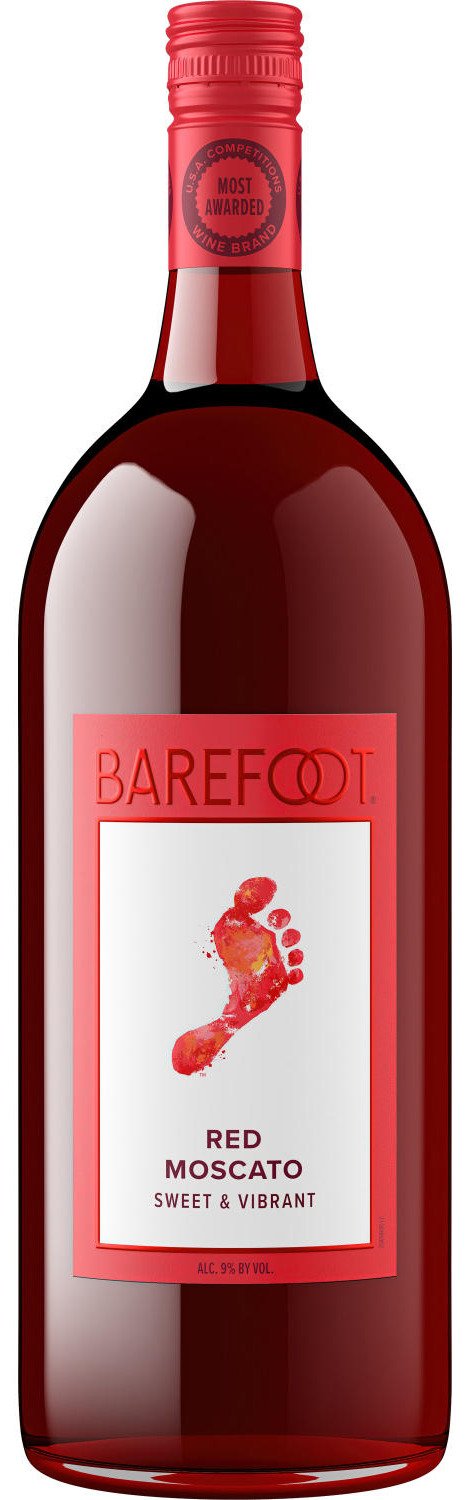 BAREFOOT RED MOSCATO 1.5L