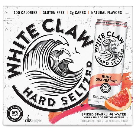 WHITE CLAW GRAPEFRUIT 6PK