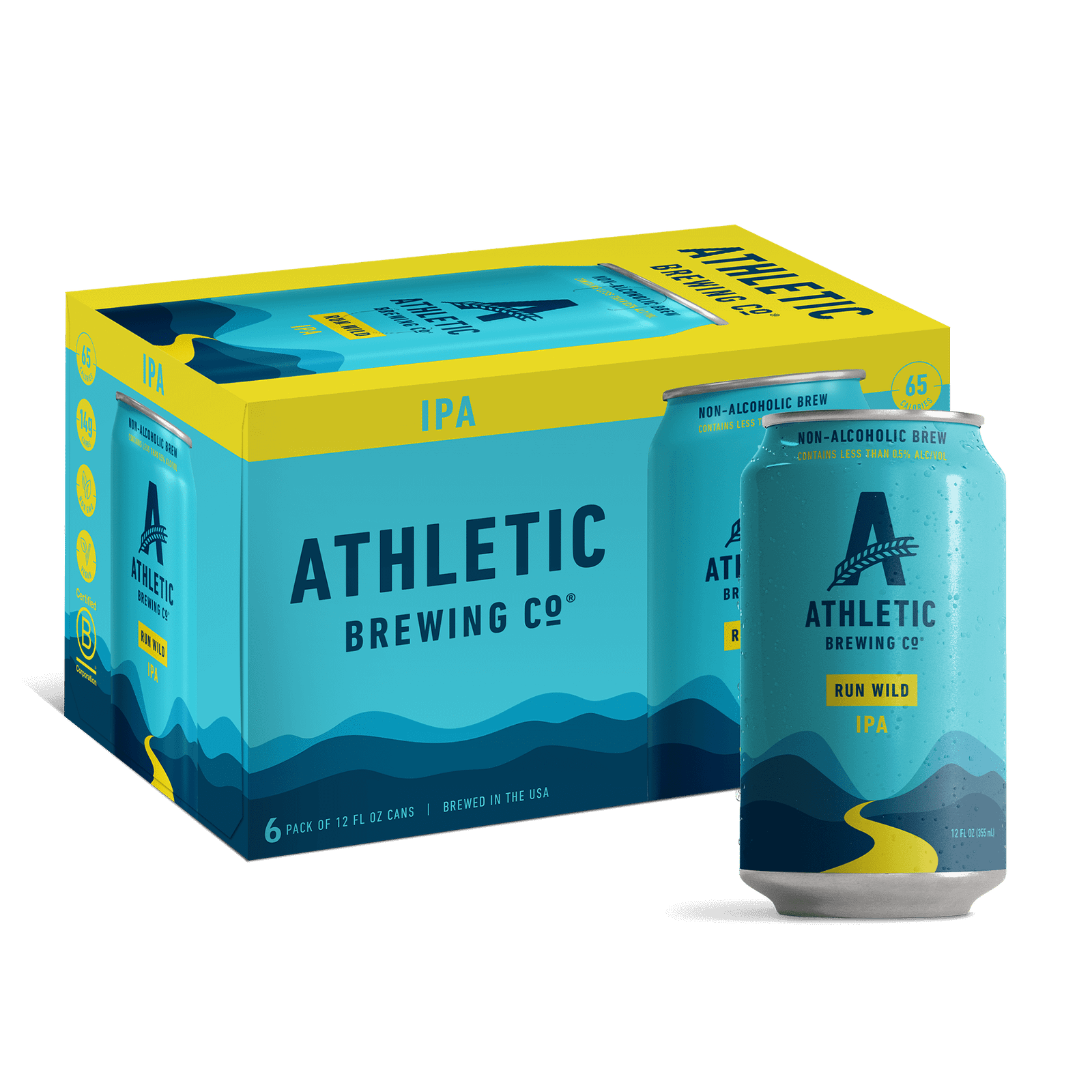 ATHLETIC RUN WILD 6PK CANS