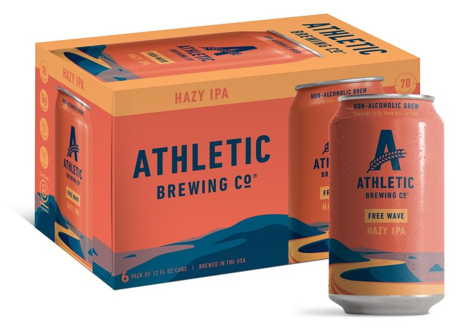 ATHLETIC FREE WAVE 6PK CANS